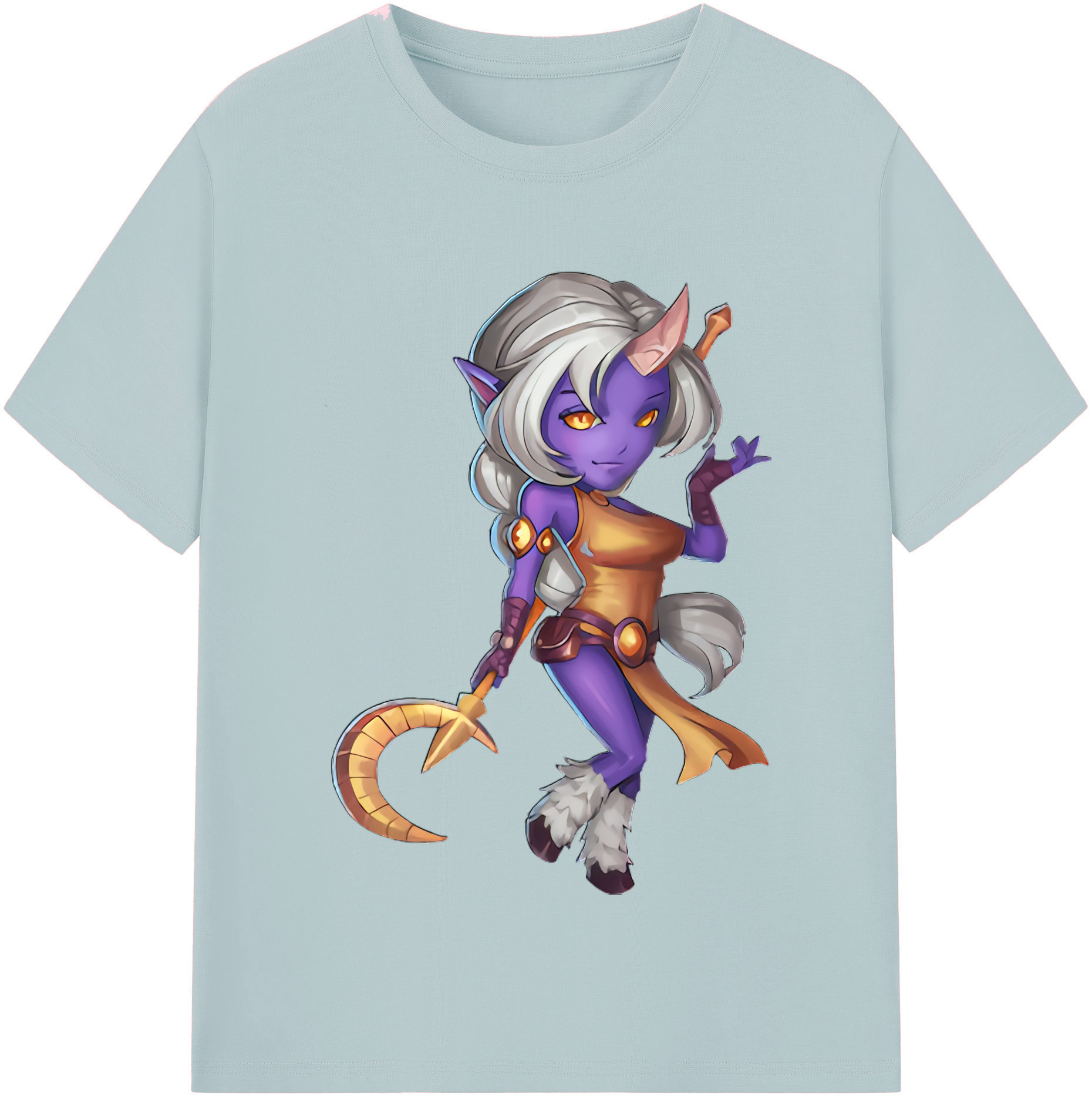リーグ・オブ・レジェンド League of Legends LOL 綿100％半袖Tシャツ（フロントプリント）